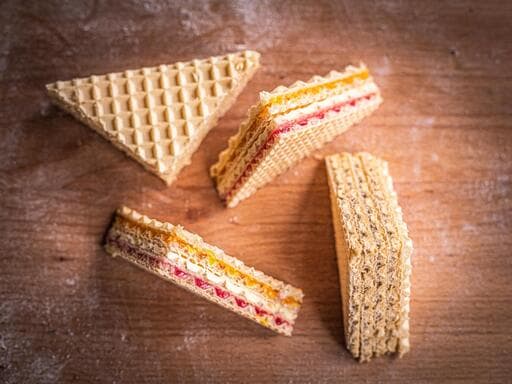 Wafle z naszej ciastkarni